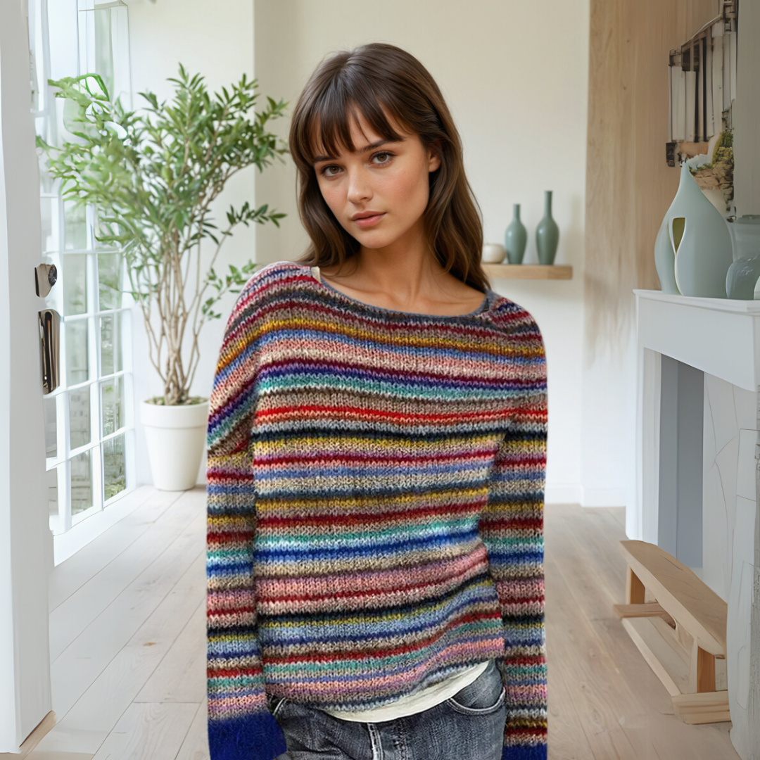 Samantha Blake Sweater – striped & effortless