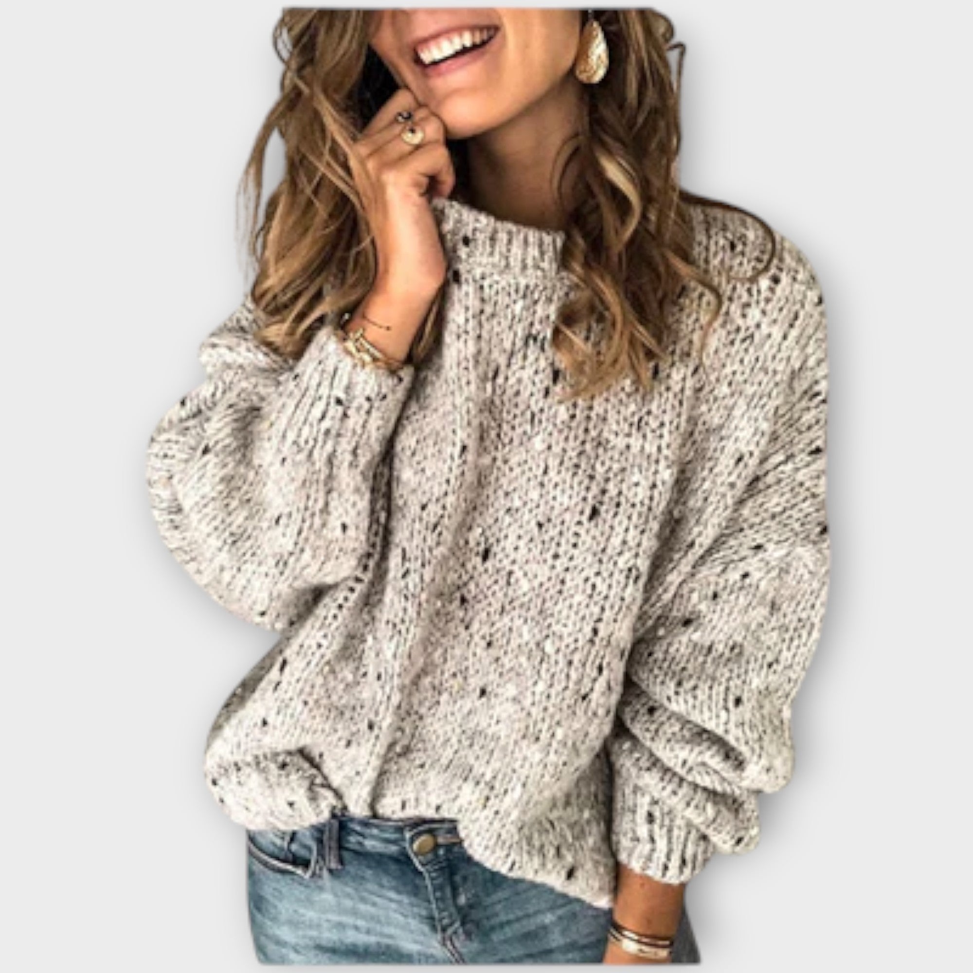 Helena Sjaj Sweater – retro & cozy