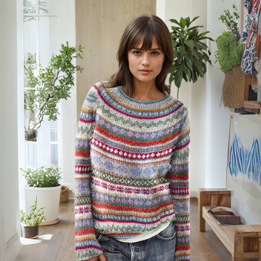 Samantha Blake Sweater – striped & effortless