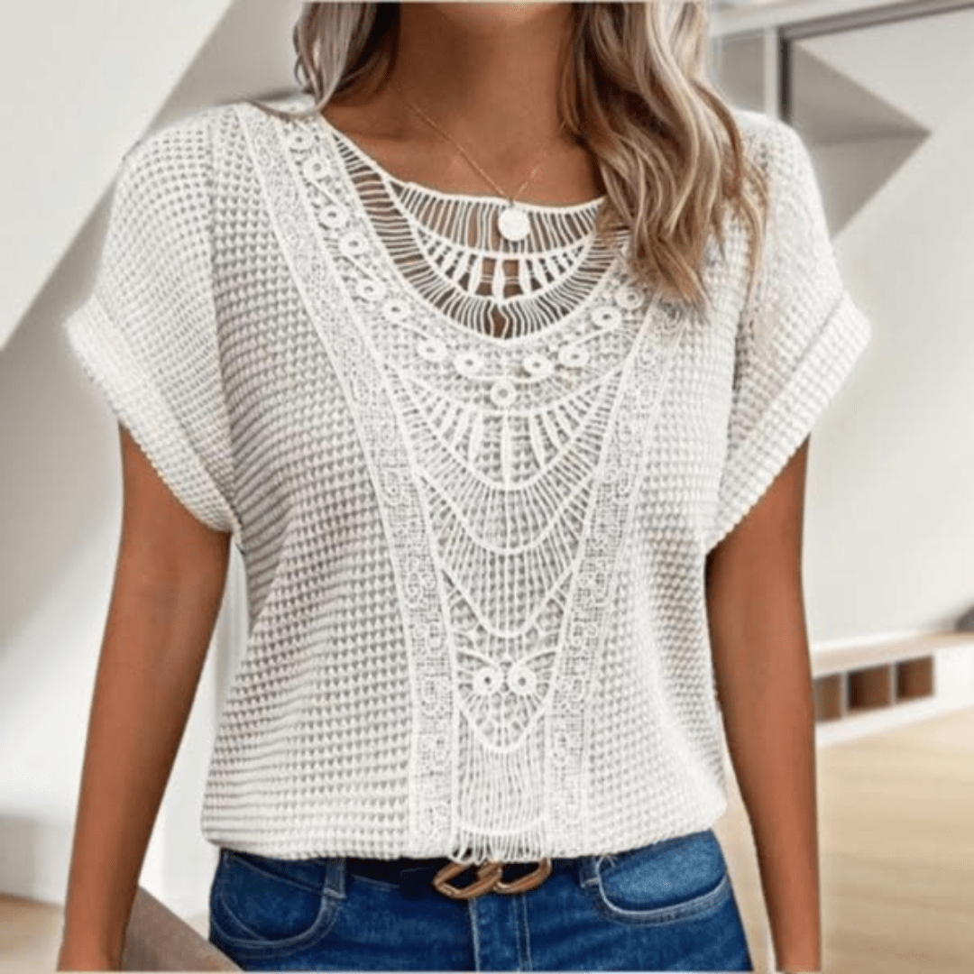 Lucía Boho Top – lace &amp; relaxed fit
