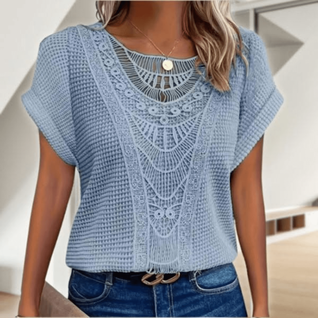 Lucía Boho Top – lace &amp; relaxed fit
