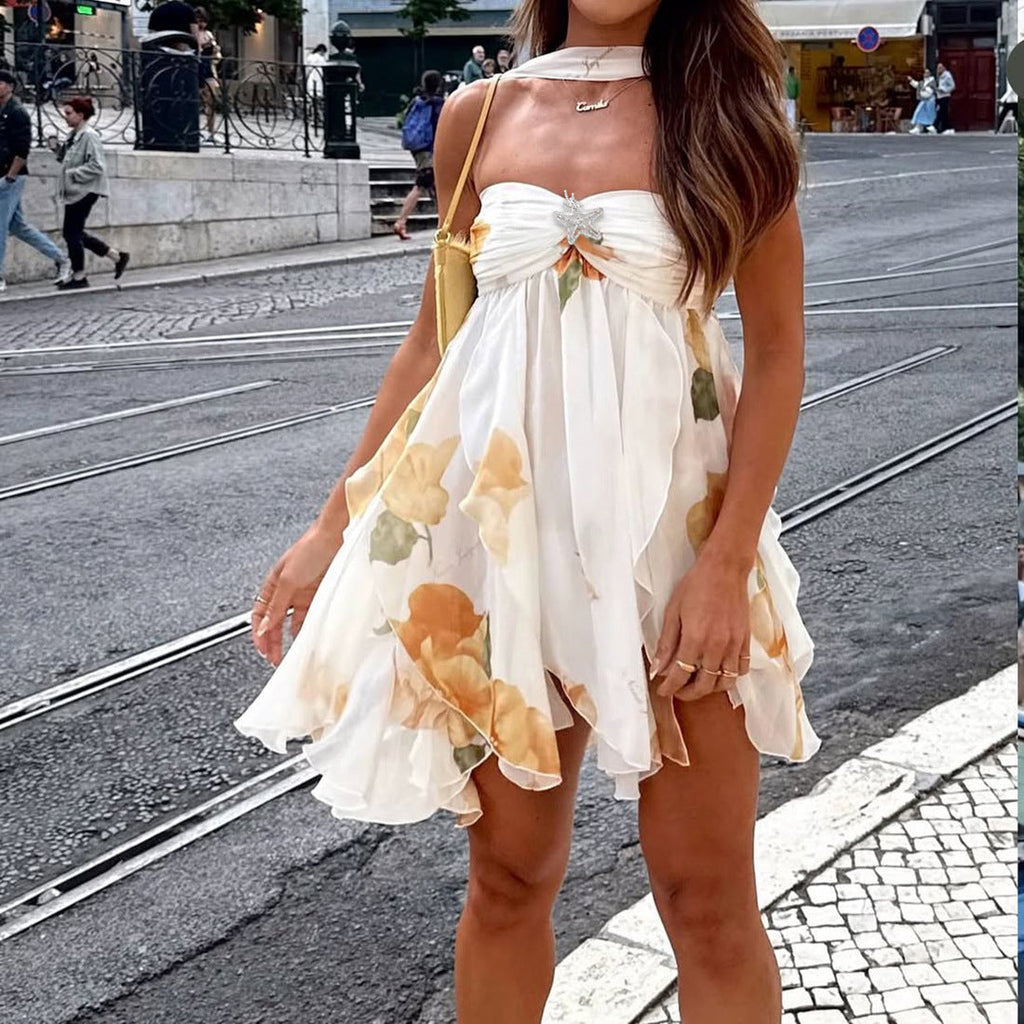 Camille Aria Dress – halter & romantic
