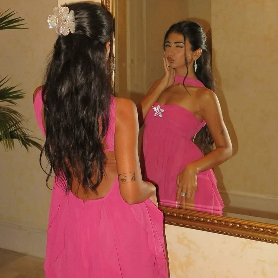 Camille Aria Dress – halter & romantic