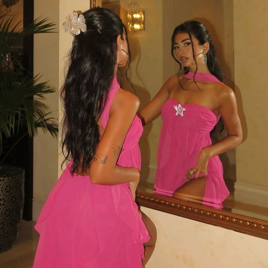 Camille Aria Dress – halter & romantic