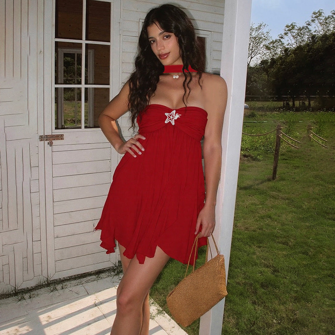 Camille Aria Dress – halter & romantic