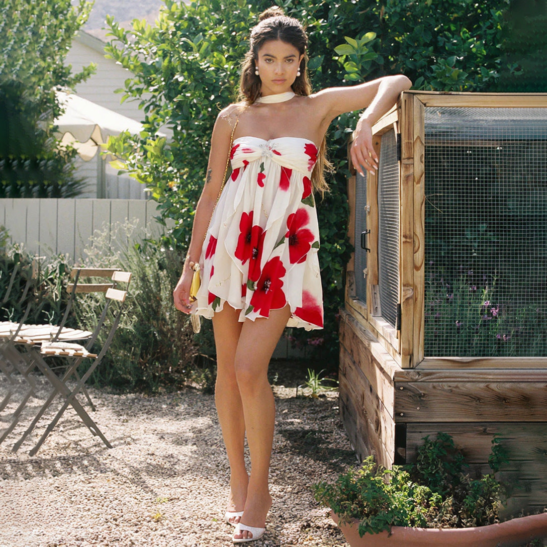 Camille Aria Dress – halter & romantic