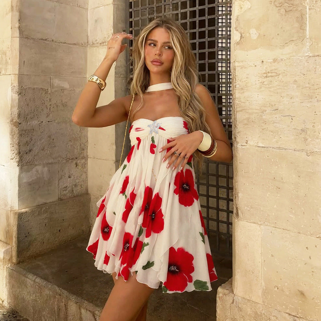Camille Aria Dress – halter & romantic