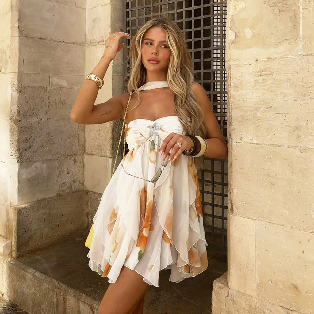 Camille Aria Dress – halter & romantic