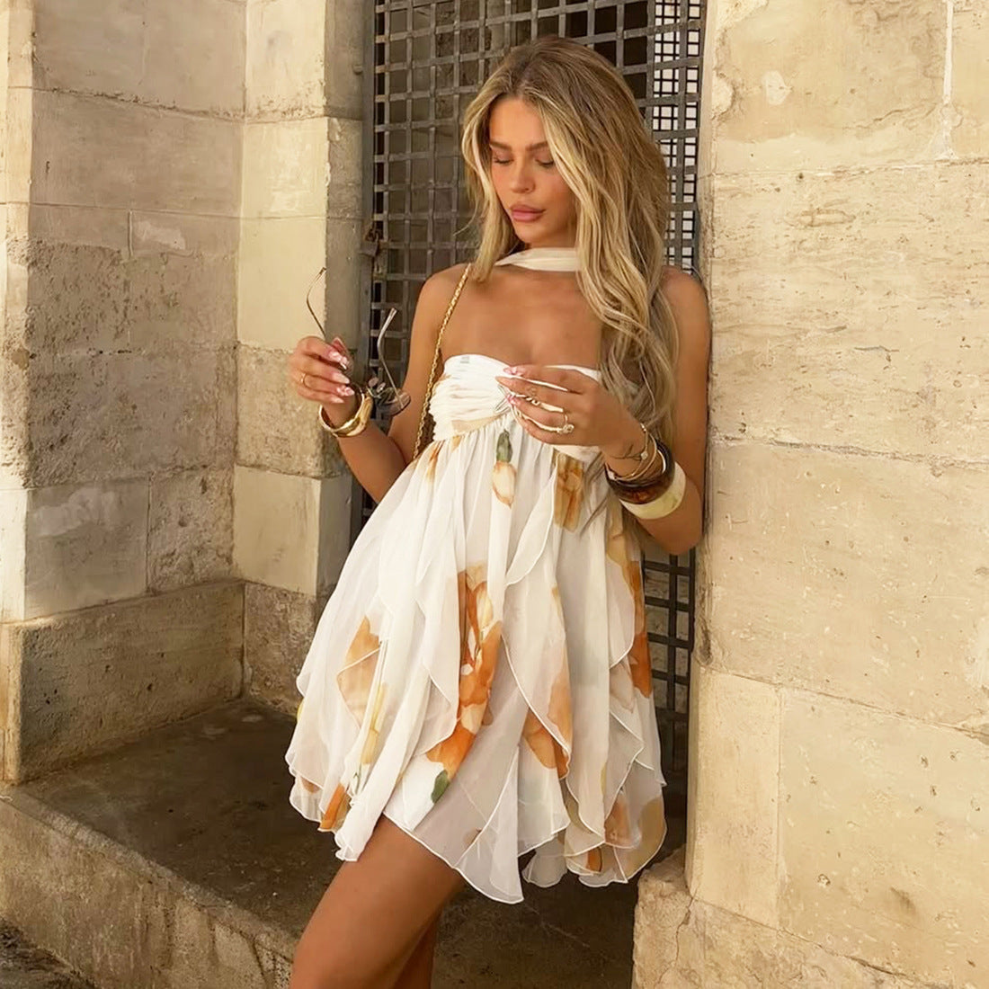 Camille Aria Dress – halter & romantic