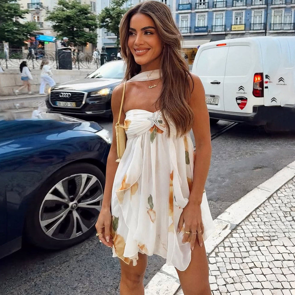 Camille Aria Dress – halter & romantic