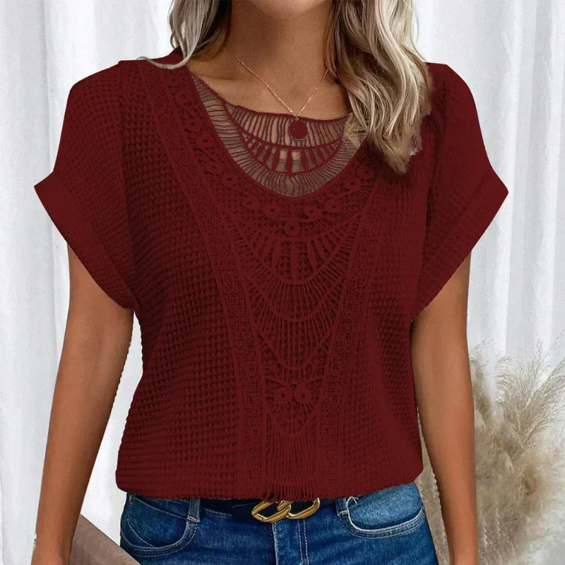Lucía Boho Top – lace &amp; relaxed fit