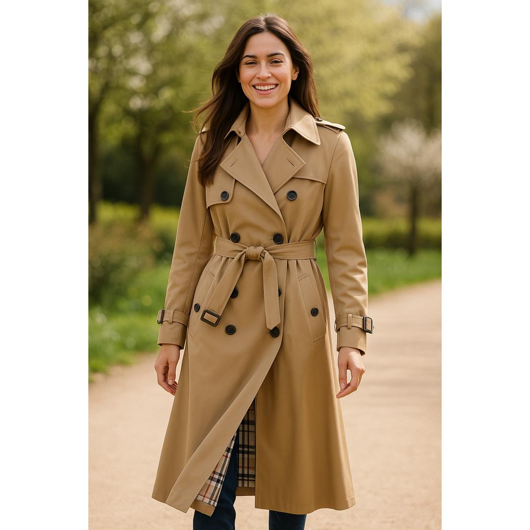 Élodie Sienna Trench – tailored & elegant