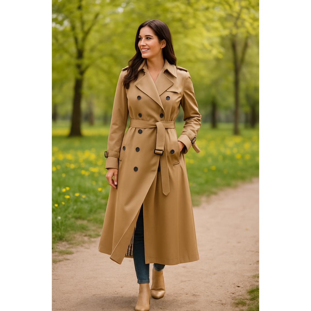 Élodie Sienna Trench – tailored & elegant