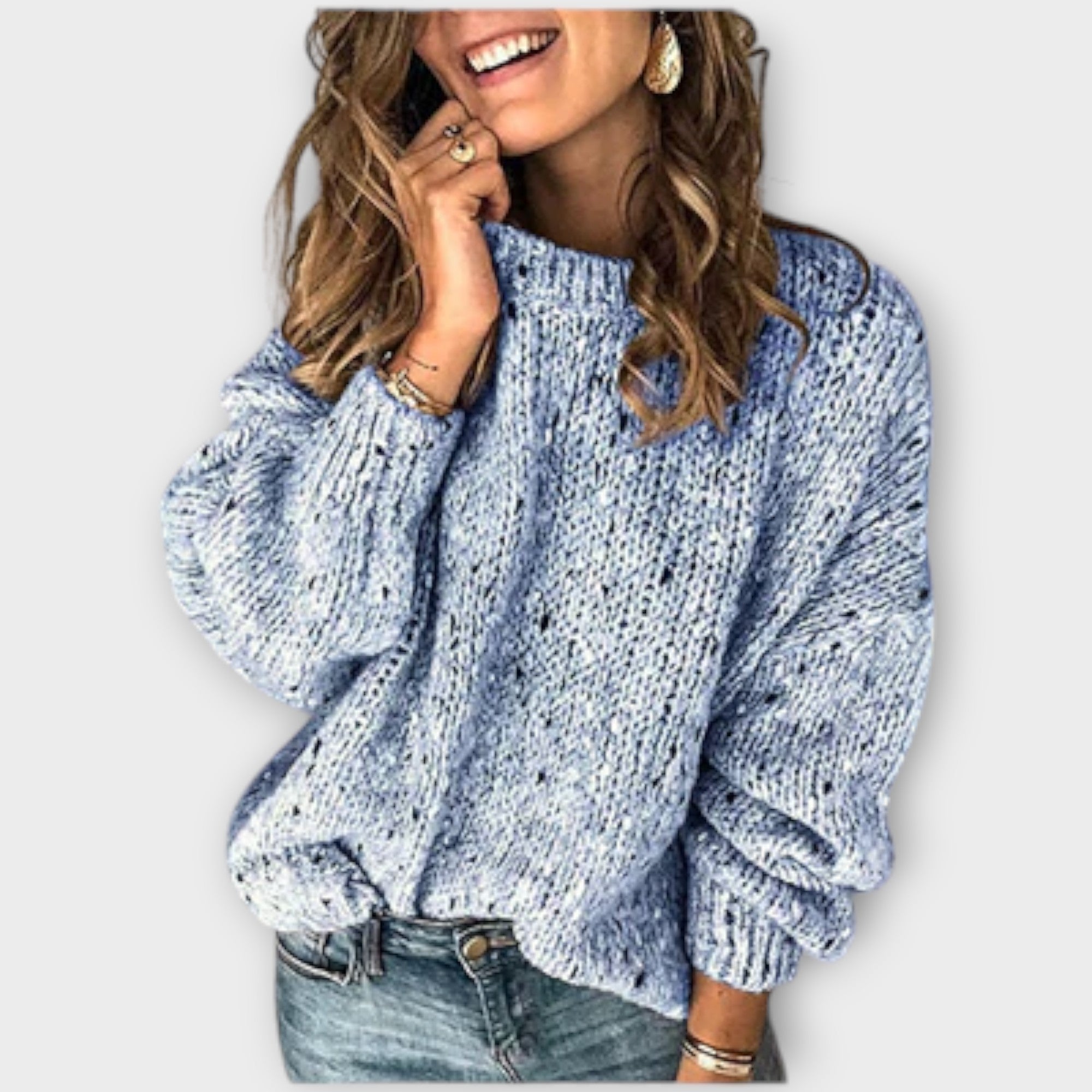 Helena Sjaj Sweater – retro & cozy