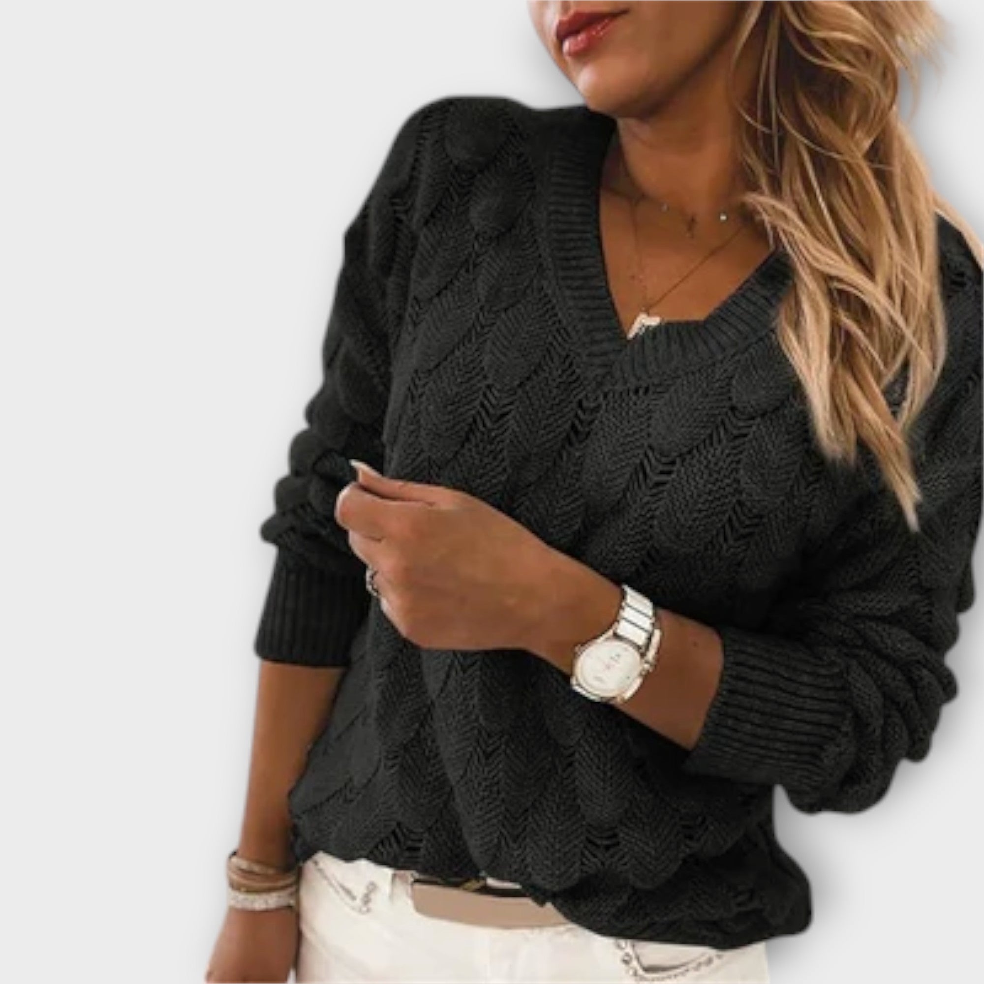 Lana Val Sweater – flattering & cozy