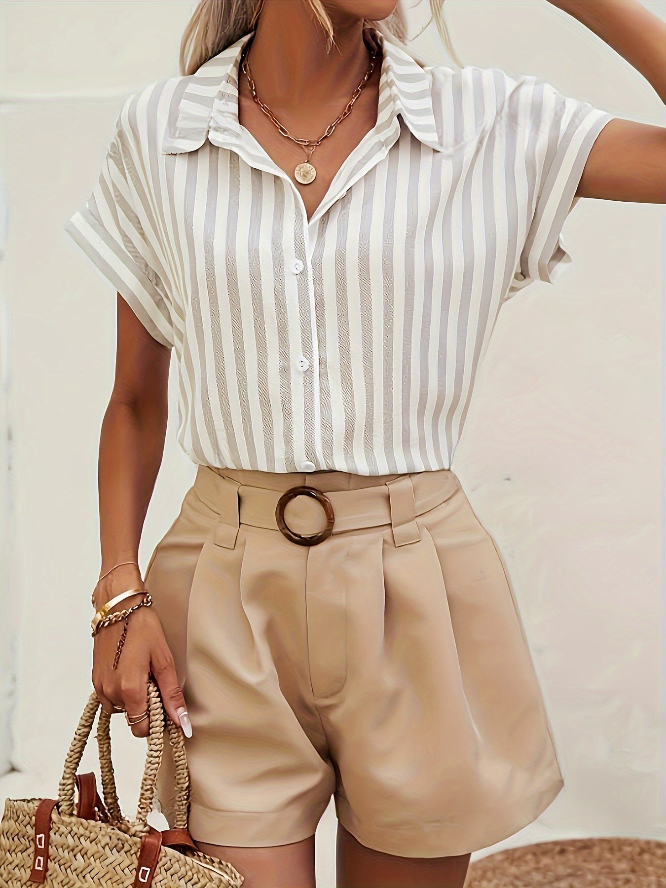 Isabel Marítima Blouse – striped &amp; airy