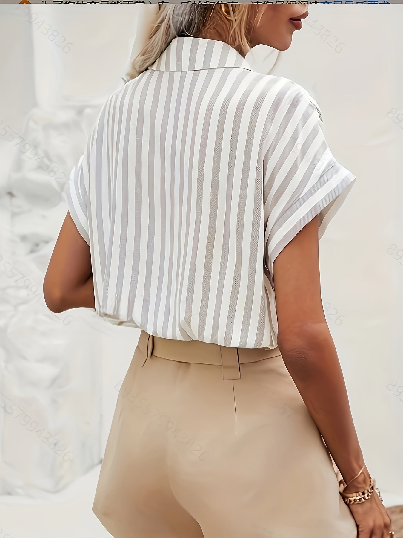 Isabel Marítima Blouse – striped &amp; airy