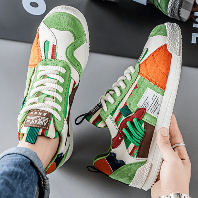 Maja Retro Step Sneakers – limited edition & colorful